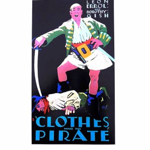 CLOTHES MAKE THE PIRATE Art Deco Cinema Poster by Batiste Madalena